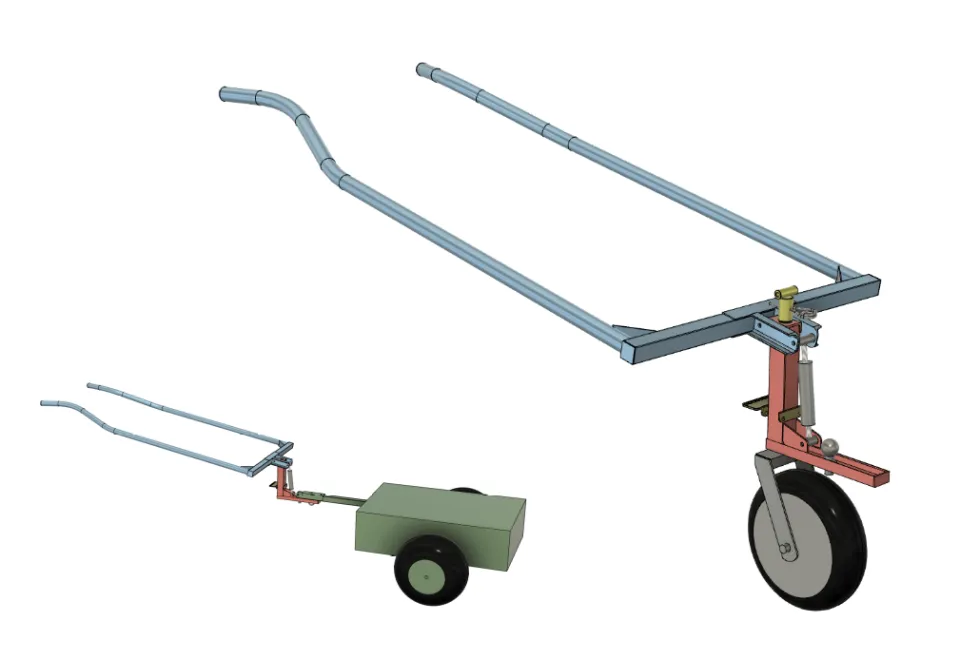 attelage ATRAC : avant train hippomobile mono roue